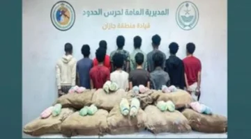 القبض على 12 مخالفًا بجازان بعد إحباط تهريبهم للقات وأقراص مخدرة
